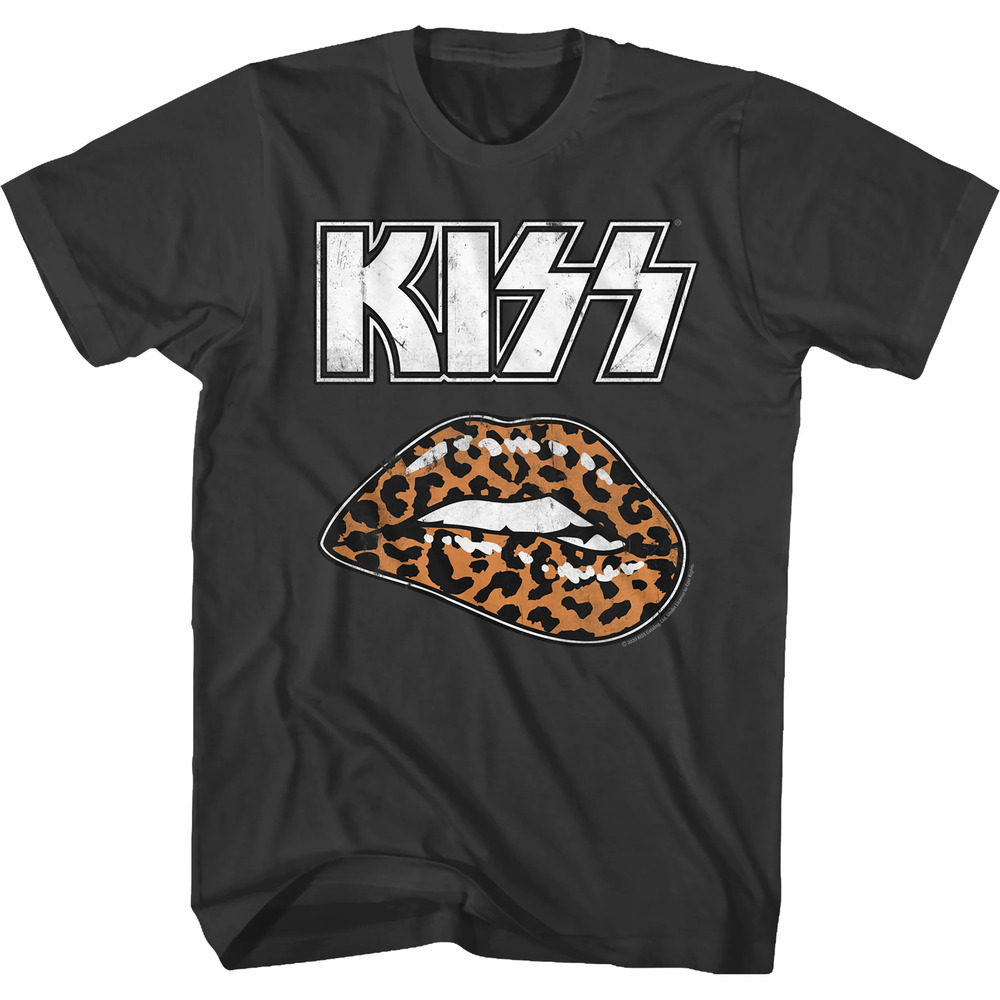 Leopard Lips Kiss Tshirt